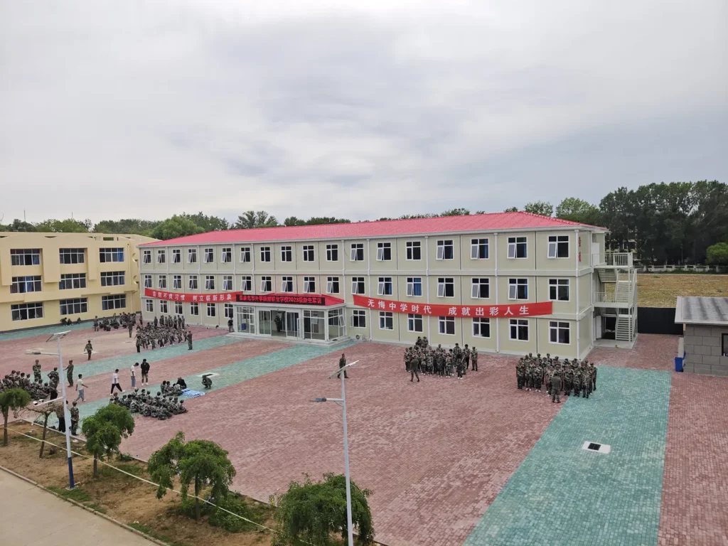 Qinhuangdao modular vocational school buildings and campus