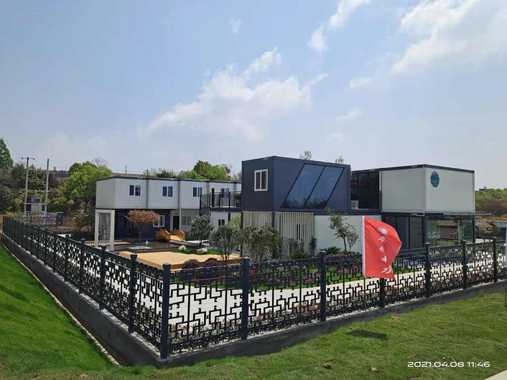 Overview of the landscaped Zipeng modular project base