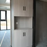 Built-in cabinet and interior partition in the G60S display unit