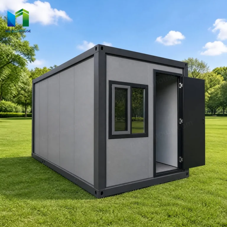 Light Grey Solid Door Z-Type Folding Container House