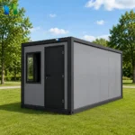 Light Grey Solid Door Z-Type Folding Container House — product view 2