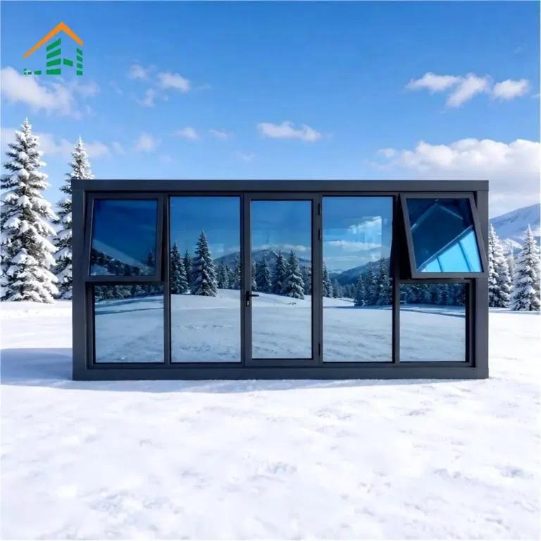 Panoramic Glass Z-Type Folding Container House