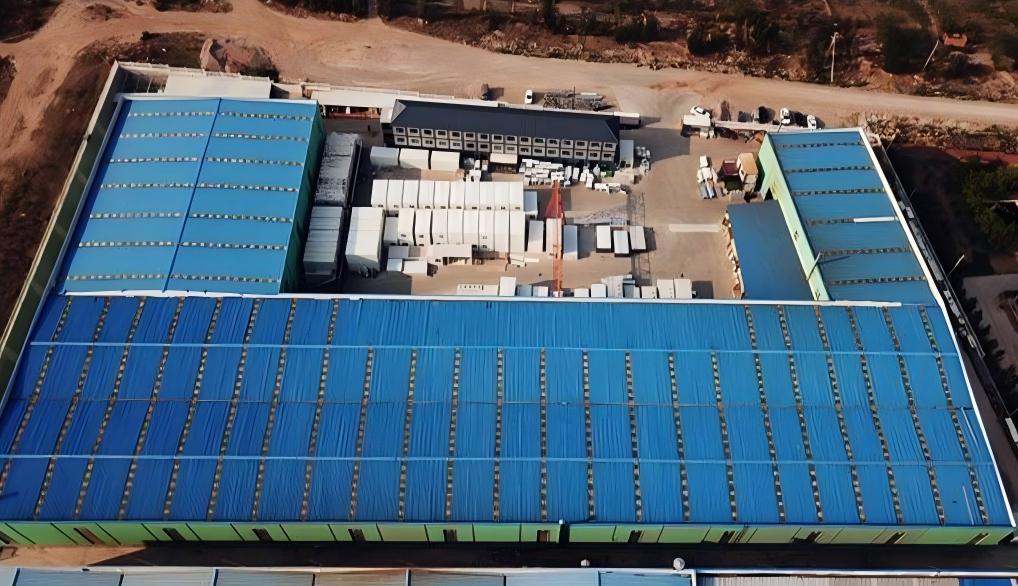Aerial view of the Zhangjiakou production base