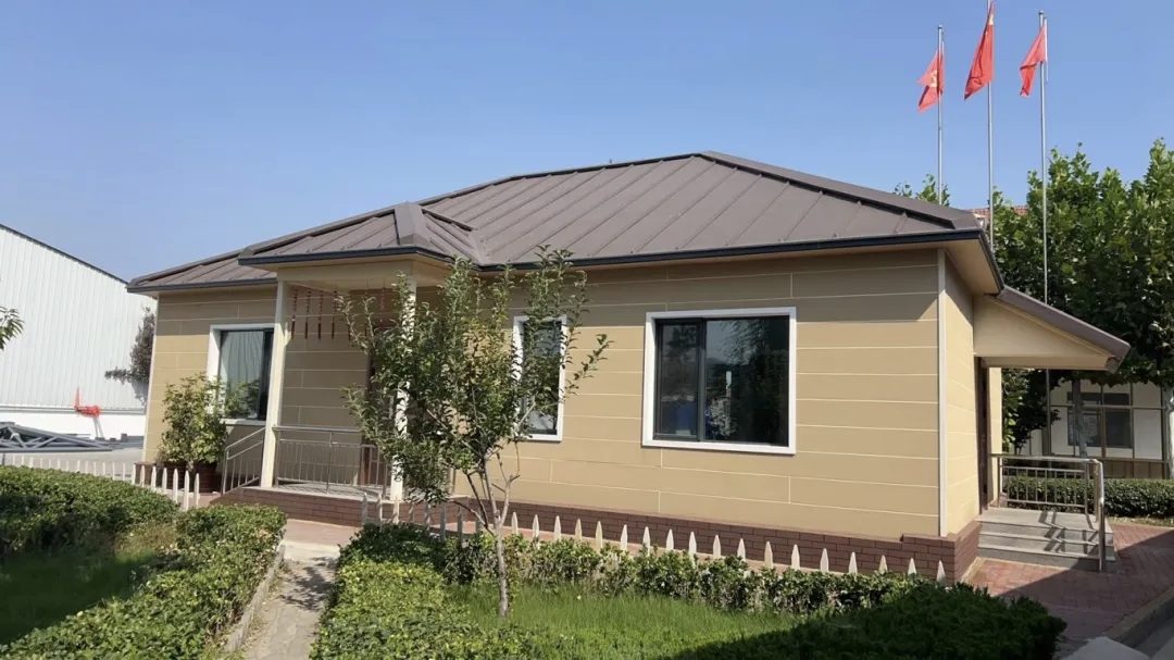 Finished prefabricated residential house