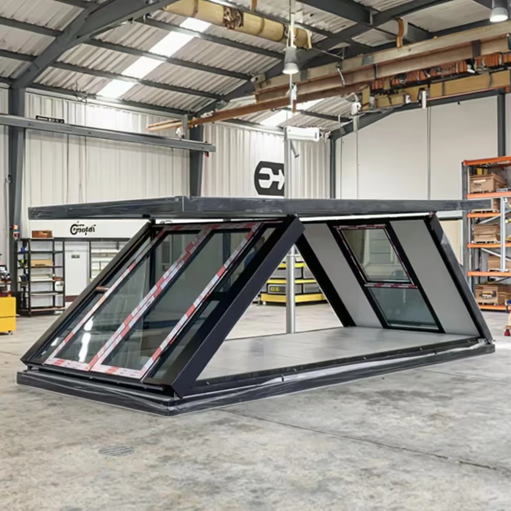 Z-type folding container house frame inside the factory